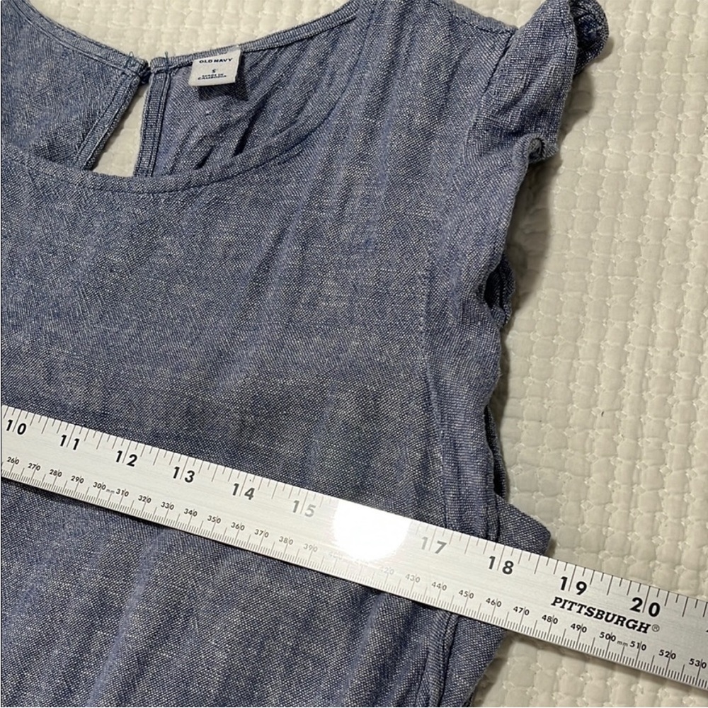 Old‎ Navy Wide Leg Jumpsuit Sleeveless Relaxed Summer Chic S cotton - Picture 7 of 10